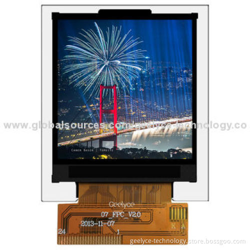 1.44-inch TFT LCD Panel, 128 RGB x 128P Resolution, 8/16-bit Interface and LED Backlight